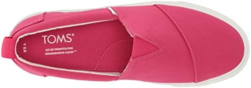 TOMS Girls Alpargata Fenix Slip-On Sneaker, Dark Pink, 4 Toddler | Image 4