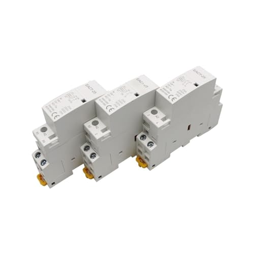 Contacteur AC modulaire monophasé 2P 16A 2NC rail DIN 230V électricité maison