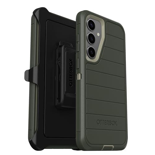 Image of OtterBox Galaxy S25+ (Only) - Defender Series Case - Lichen The Trek - Screenless - Rugged & Durable - with Port Protection - Holster Clip Included - Microbial Defense Protection