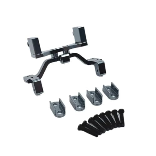 Rc Models Accessories For WPL 1/10 C74 Remote Control Car Accessories RC Parts Metal Upgrade Servo Fixed For Seat For Spring Fixing Component(Gray)