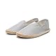 Alexis Leroy Herren Slip auf Mode Lässig Leinwand Geflochtene Seil Flache Espadrilles Grau 43 EU