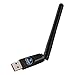 Produktbild HB-Digital WLAN Stick mit Antenne: WLAN WiFi Adapter USB Stick Wireless Receiver für MAG 250 254 256 322 324 Gigablue Dreambox Opticum Venton bis zu 150 MBit/s 802.11b, 802.11g, 802.11n