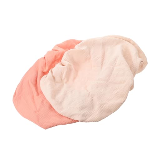Vaguelly 2 Piezas Juego de Sábanas Bajeras para Cuna de Ñiño, Muselina Ligera y Transpirable, Funda Ajustable de Hilo para Niñas Habitación Infantil