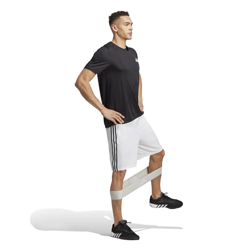 Image of adidas Tr-ES PIQ 3Sho Men Blue Training Shorts Size -