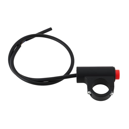 Be In Your Mind Interruptores de Luces de Emergencia para Motocicletas 12 V Doble Intermitente de Advertencia para Manillar de 22 Mm/7/8''