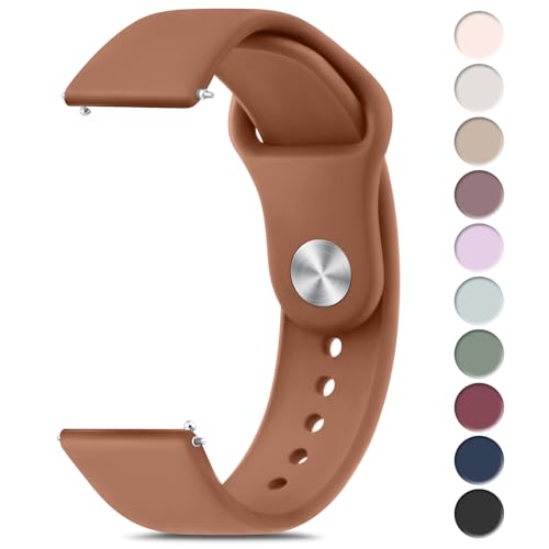 Image of Tobfit Straps for Amazfit Bip /Bip 3 /Bip 3 Pro /Bip /Bip U /Bip U Pro Watch Strap, 20mm Silicone Breathable Replacement Strap for Amazfit GTR 42mm / GTS 2 Mini /2 /2e /3 /4 /4 Mini
