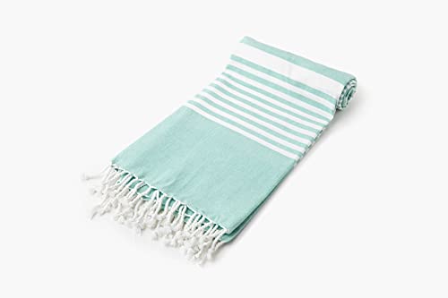 Organic Cotton Turkish Beach Towels So You'll Be Dry in No-Time - Sand Resistant Beach Towels for Fun Adventures - Turkish Blanket - Great Sand Free Beach Towel - Turkish Bath Towel - 71