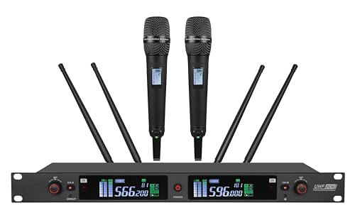 Professional Wireless Microphone for Vocals Musician for Sennheiser SKM9000 Handheld System, True Diversity Long Range
