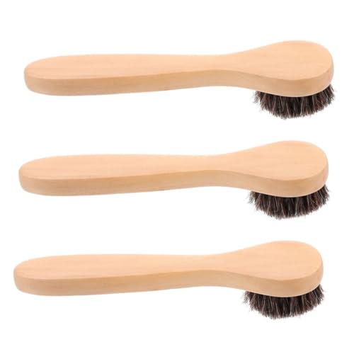 VINTORKY Exfoliating Face Brush 3 Pack Natural Bristle Gentle Cleansing for Boys and Girls Adults for Travel