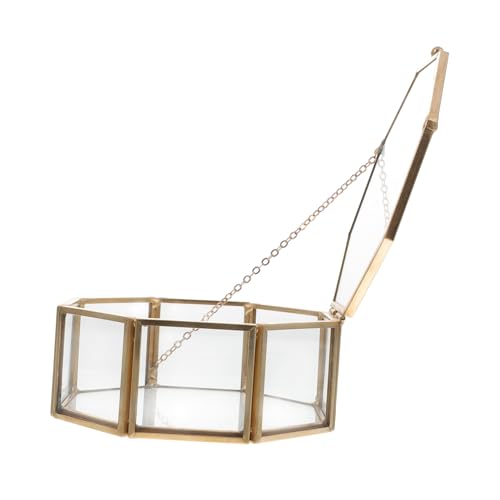 COOLHIYA Joyero Octagonal Transparente de...