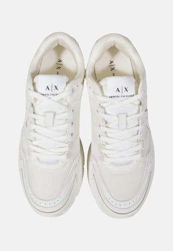 Armani Exchange Women's Bold Chunky Sneaker with Large Ax Logo2