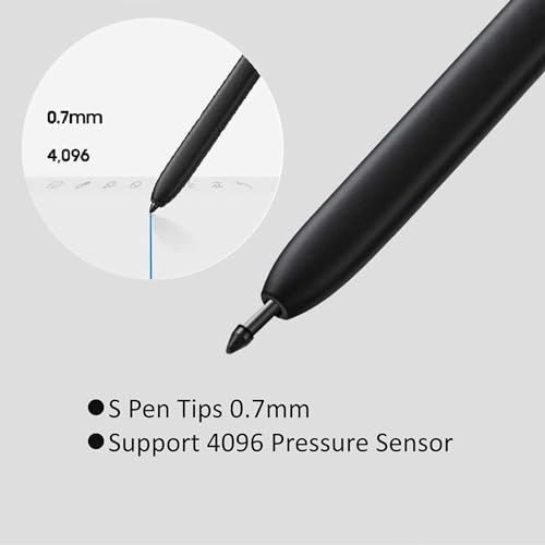 Image of SLQ [5Pack Soft Tips] OEM S24 Ultra Pen Tips,Nibs Replacement For Samsung Galaxy Tab S8 /S8+,S9 /S9+ /S9 Ultra /S9 FE All Verison Stylus S Pen Replacement Tips /Nibs+Tweezers (5Pcs Soft Tips-Black)
