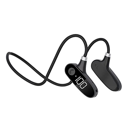 YUKK Wireless Headphones, Earbuds 5.2 Bluetooth Headphones in-Ear, Touch Control, Fast Charging, 10H Playtime, Earphones Sport with HiFi Stereo Sound, Deep Bass, Built-in Mic Headset Noir TU Cover