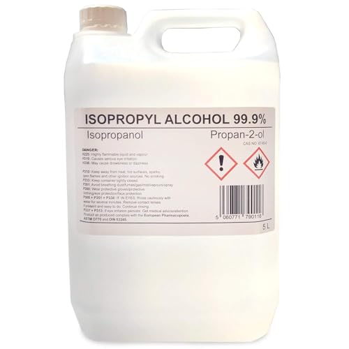 Sanitirex Protect Isopropyl Alcohol 99.9% Isopropanol Pure 5 Litre 5L propan 2 ol IPA