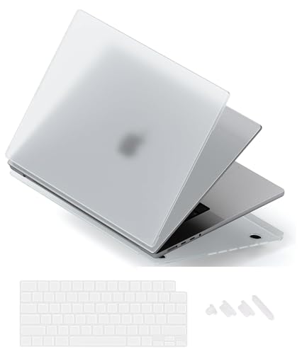Midkart Case Compatible with MacBook Air 15 inch M4 A3241 M3 A3114 M2 A2941 Release 2025 2024 2023 Ultra-Thin Lightweight Natural Color Hard Shell Cover Keyguard & Dustplugs, Translucent