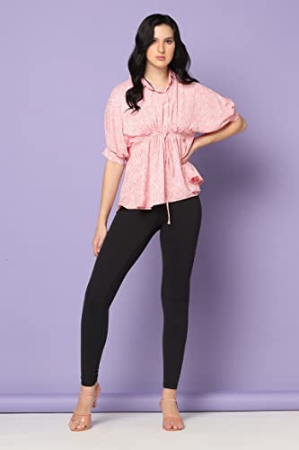 Image of Leriya Fashion Women Rayon T Shirt | Casual Loose Fit | Oversized T Shirt