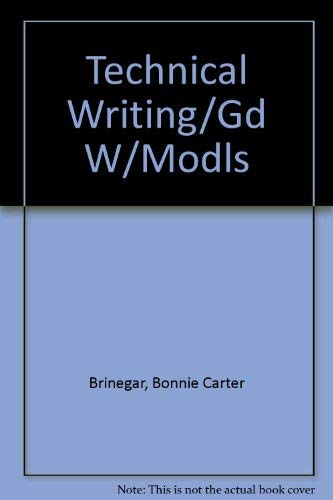 Technical Writing/Gd W/Modls