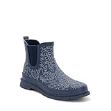 STYLISH DESIGN: Step out while keeping your feet warm and comfortable wearing the Western Chief Chelsea Boot featuring short ankle boots with a round toe silhouette and an all-over cute printed pattern QUALITY MATERIAL: Waterproof boots are crafted w...