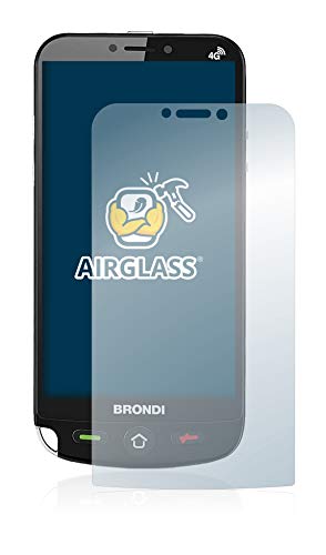 [Anti-Fingerprint] Questo protettore agisce in modo resistente alle impronte digitali e al grasso, rendendo più facile essere sempre pulito - compatibile con Brondi Amico Dual Sim
