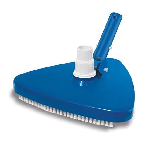 CREPRO Triangular Vinyl Pool Vacuum Head, Weighted Swimming Pool Vacuums for Above Ground & Inground Pools