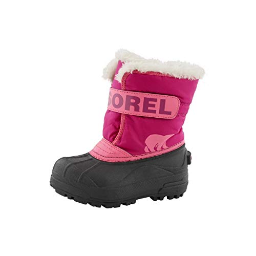 Sorel Toddler Snow Commander Boot for Rain and Snow - Waterproof - Tropic Pink - Size 5