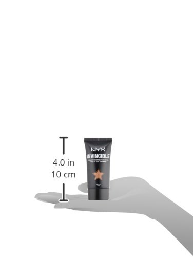 Nyx Professional Makeup Invincible Fullest Coverage Foundation, Chestnut, 0.85 Ounce #TOP2