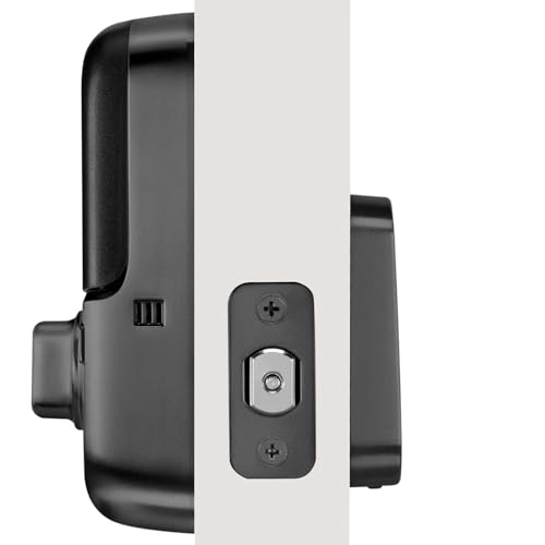 Yale Assure Deadbolt Lock, Black Suede Keyless Non-Connected Entry Door Lock with Digital Keypad Touchscreen for Code Entry, ‎YRD256-NR-BSP thumbnail 2