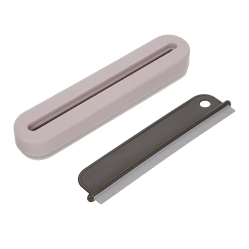 GLEAVI Escobilla De Plástico Para Agua Multifuncional 1 Unidad Para Coche y Baño Color Café Uso Diario Limpieza De Parabrisas y Superficies De Cristal