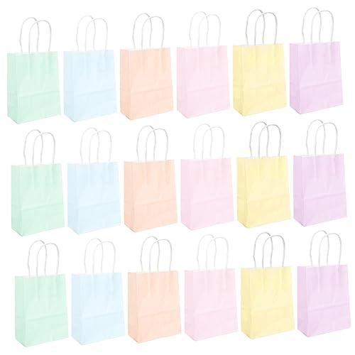 HIAKDOFT 24 pièces Sachet Papier Kraft de Rangement Décoratif pour