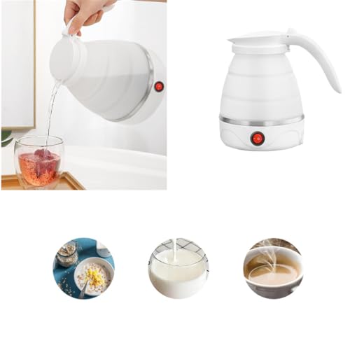 Tetera eléctrica plegable de silicona 600 ml 110 V miniatura 6