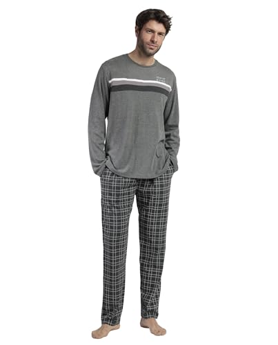 Pyjama à manches longues Ebony homme Stay at Home pour vos soirées