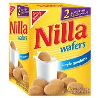 Nilla Wafers, 15 oz, 2-Count (Pack of 4)