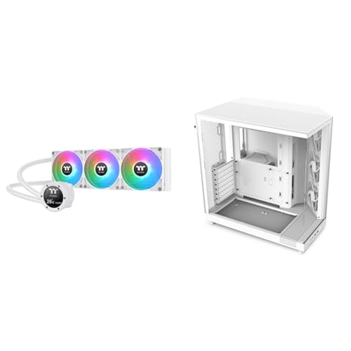 Image of Thermaltake TH360 V2 Ultra ARGB Sync Liquid Cooler Bundle with NZXT H6 Flow Compact Dual-Chamber Mid-Tower Case