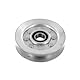 cyclingcolors 1x Riemenscheibe Spannrolle für Rasentraktor Kompatibel mit Castelgarden 125601555/0 25601555/0 Stiga 1136-0290-01 Husqvarna 531 00 55-62 Honda 80256-Y09-003 Garten und Motoranbaugeräte