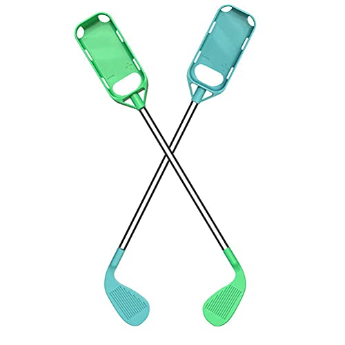 KKPLZZ Club de Golf pour Mario Golf, 2021 Les Plus récents Accessoires de Jeu de poignée de Jeu de Golf Switch pour Nintendo Switch Joy-Con avec dragonnes Cover