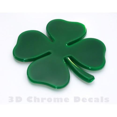 Car Truck Parts 5 Lucky 4 Four Leaf Clover Irish Shamrock Symbol Decal Car Auto Vinyl Sticker Auto Parts And Vehicles
