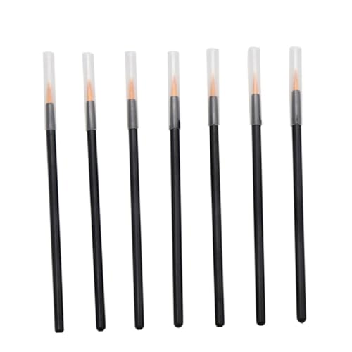 MUSISALY 使い捨てアイライナーブラシセット 100個入り 細型ハンドル アイメイクアップツール プロ向け 家庭用 化粧ブラシ リップライナー対応