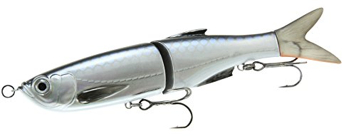 Savage Gear Jointed Glide Swimmer Slow Sinking Fishing Lure, 5 1/4-Inch/1-Ounce, Dirty Silver Flash