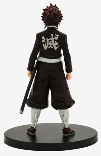 Image of Tanjiro Demon Slayer Action Figure Black Anime Collectible 16cm PVC Model with Stand | Anime Action Figure for Home Decor, Office Desk & Gifting (Tanjiro Black)