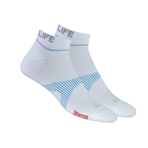 Mediashop NeuroSocks Athletic NoShow Socken - Das Original aus dem TV- weiß M - Socken - Größe 39-42 - Atmungsaktive Knöchelsocken nahtlos & maschinenwaschbar blasenvermeidend & geruchshemmend