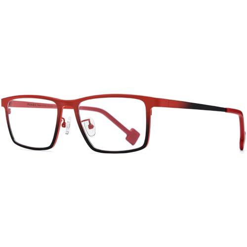 Image of FONEX Colorful Pure Titanium Glasses Frame Women Retro Round Eyeglasses