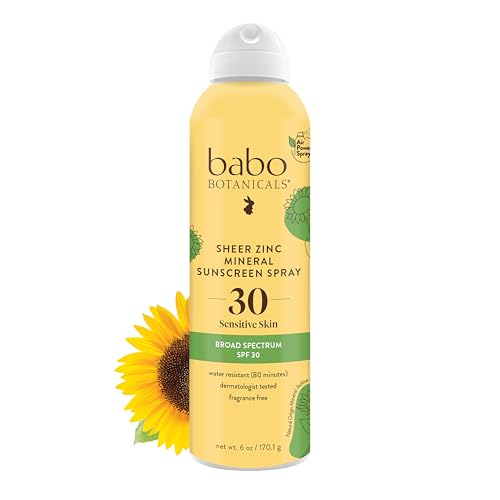 Babo Botanicals Sheer Zinc Continuous Sunscreen...