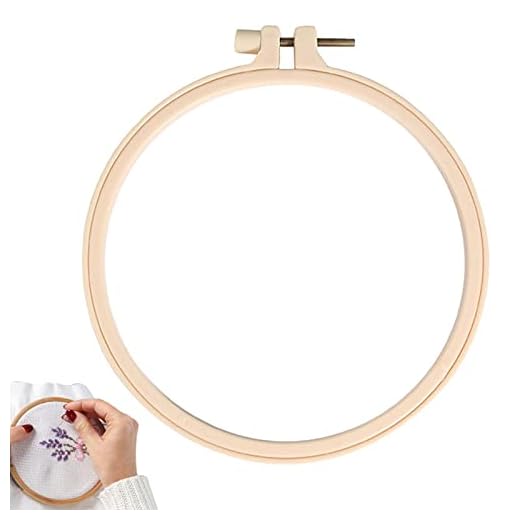 Moldura para Bordado - ponto cruz | Argola ponto cruz bambu, tesoura costura à moda antiga, brincos ponto cruz bambu para costura à mão e decoração Mtaph