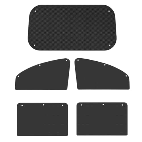 Parasol para parabrisas – Parasol para interior de vehículos | Dispositivo de protección negro aislado UV para ventanas delanteras y laterales