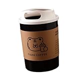 * 【Design unique et élégant】: Conçue avec une forme de tasse à café, cette poubelle présente un look créatif et adorable qui ajoute une touche amusante et vivante à n'importe quel espace, ce qui en fait une pièce décorative accrocheuse