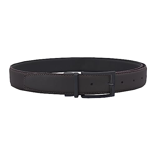 Cinto Masculino Social Basic Dupla Face (Fivela Preto Fosco)