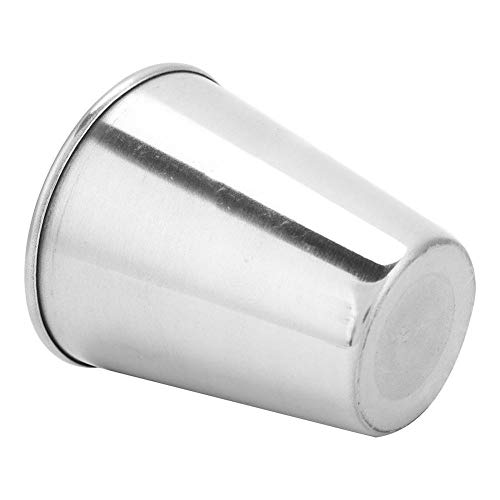 Portable Stainless Steel Cups Set for Camping (5.3 * 5.6/2.1 * 2.2in(M)), Silver - Image 4