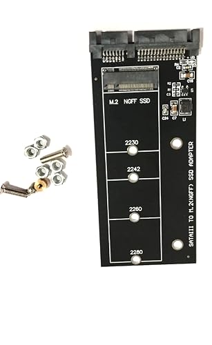 Image of Tobo M.2 NGFF to 22-Pin SATA III for NGFF M.2 to SATA Converter Adapter Card Based Key B /B + M 2280 2260 2242 2230mm SSD Super Speed 6Gbps for Laptop Desktop TD-1067HS