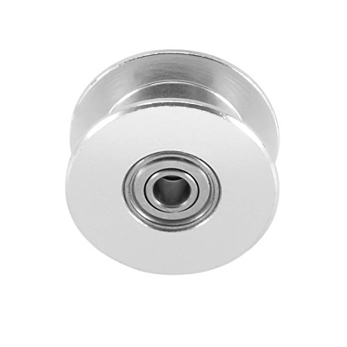 Uxcell Aluminum 3Mm Bore Toothless Timing Belt Pulley With Ball Bearing #TOP4