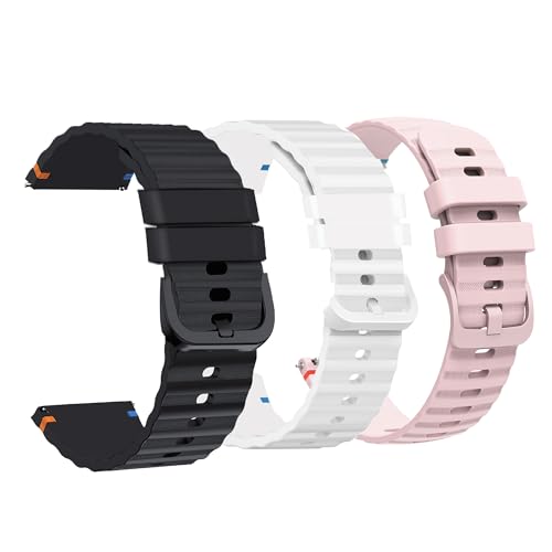 Correas de silicona ajustables para reloj 18mm, 20mm y 22mm miniatura 1